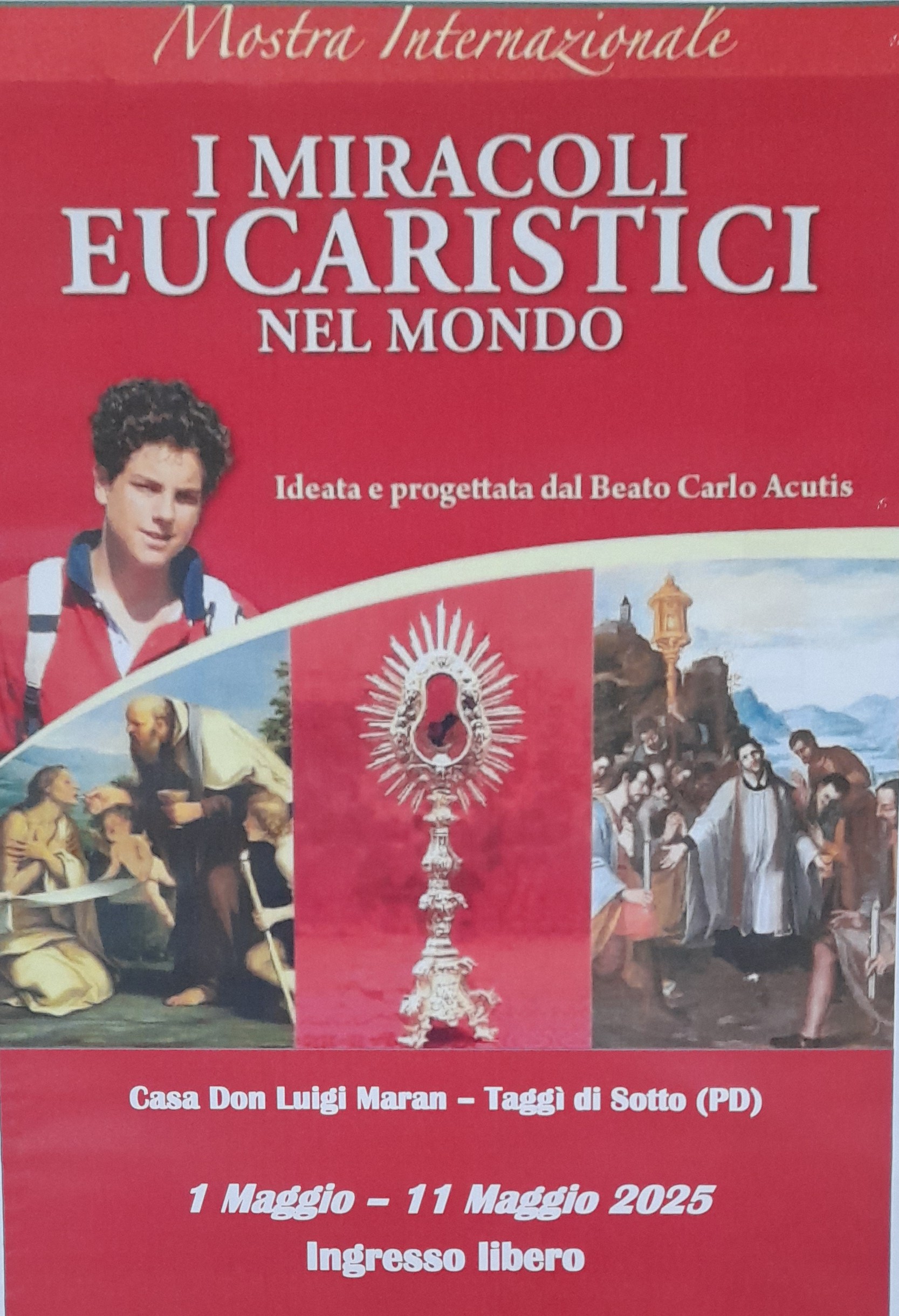 Mostra dedicata a Carlo Acutis a Casa Maran