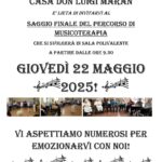Saggio finale del gruppo Musicoterapia
